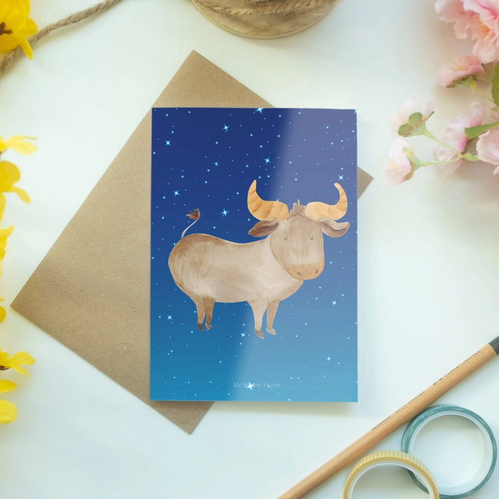 Greetings card Star sign bull birthday card, wedding card, greeting card, folding card, invitation card, constellations, birthdays, astrology, zodiac, date of birth, month of birth, gift april, birthday april, bull zodiac sign, birthday may, ox, cattle, bull, bull gift, gift may
