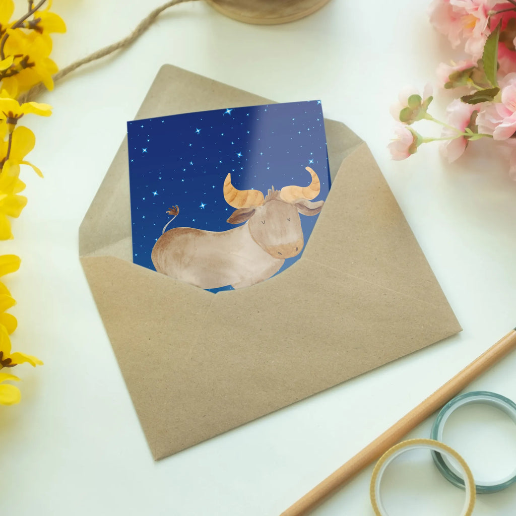 Greetings card Star sign bull birthday card, wedding card, greeting card, folding card, invitation card, constellations, birthdays, astrology, zodiac, date of birth, month of birth, gift april, birthday april, bull zodiac sign, birthday may, ox, cattle, bull, bull gift, gift may
