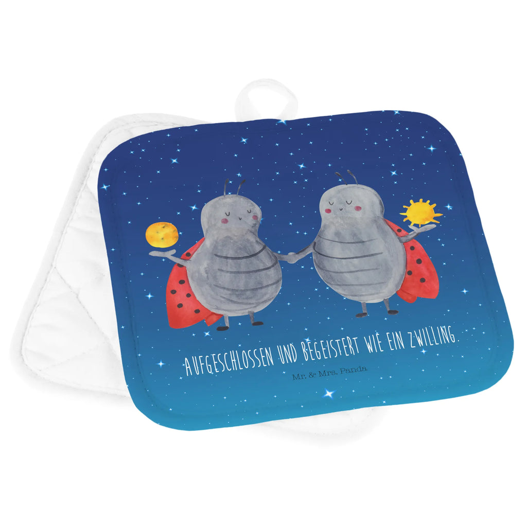 2er Set Topflappen  Sternzeichen Zwilling Topflappen 2er Set, Topfhandschuhe, Topflappen, Topfuntersetzer, Topflappenset, Topflappen Set, 2er Set Topflappen, topfhalter, Horoskop, Astrologie, Aszendent, Sternzeichen, Tierkreiszeichen, Geschenk Mai, Marienkäfer, Glückskäfer, Geschenk Juni, Geburtstag Mai, Zwillingsschwester, Zwilling Sternzeichen, Zwillinge, Zwillingsbruder, Zwilling Geschenk