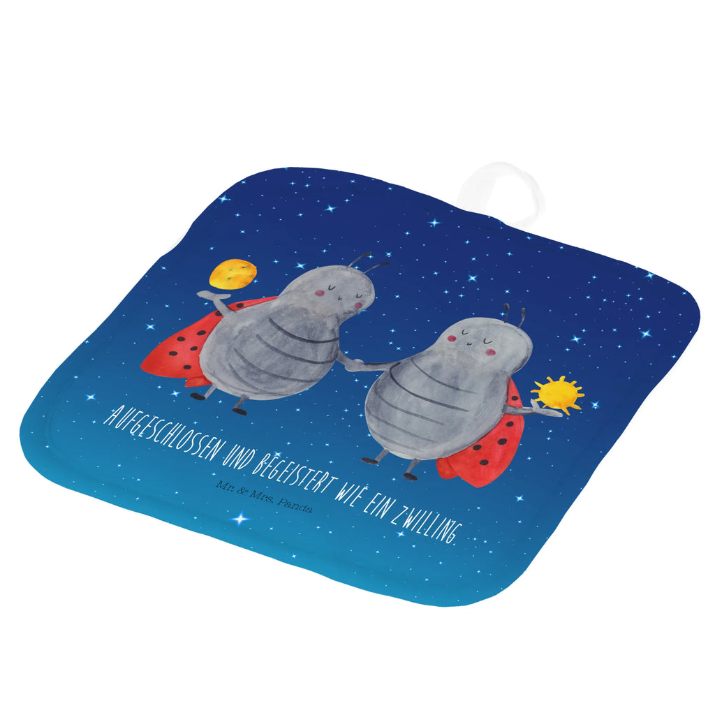 2er Set Topflappen  Sternzeichen Zwilling Topflappen 2er Set, Topfhandschuhe, Topflappen, Topfuntersetzer, Topflappenset, Topflappen Set, 2er Set Topflappen, topfhalter, Horoskop, Astrologie, Aszendent, Sternzeichen, Tierkreiszeichen, Geschenk Mai, Marienkäfer, Glückskäfer, Geschenk Juni, Geburtstag Mai, Zwillingsschwester, Zwilling Sternzeichen, Zwillinge, Zwillingsbruder, Zwilling Geschenk