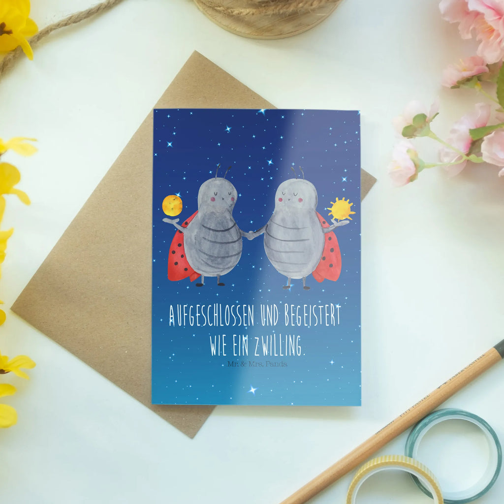 Kartka okolicznościowa znak zodiaku Bliźniak Znak zodiaku, gwiazdozbiór, horoskop, astrologia, ascendent