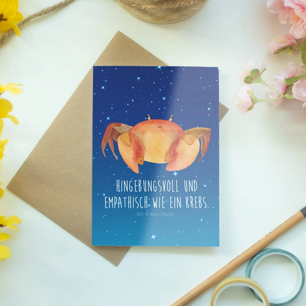 Greetings card Star sign Cancer Geburtstagskarte, Grußkarte, Klappkarte, Ansichtskarten, Hochzeitskarte, Glückwunschkarte, Einladungskarte, Karte, Tierkreiszeichen, Sternzeichen, Horoskop, Astrologie, Aszendent, Krebs Geschenk, Geschenk Meer, Geburtstag Juni, Krebse, Meerestier, Geschenk Juni, Geburtstag Juli, Geschenk Juli, Krebs Sternzeichen, Krabbe