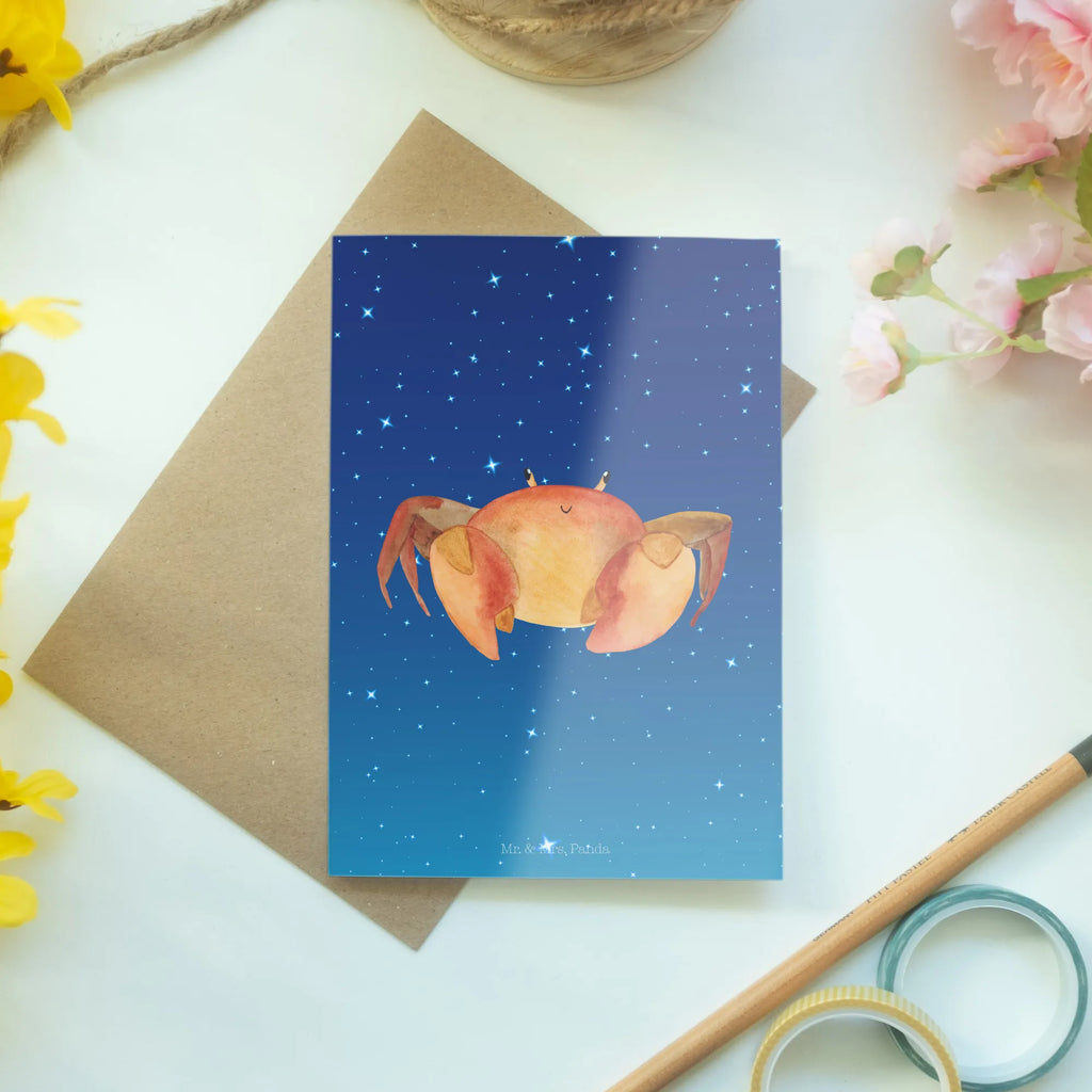 Greetings card Star sign Cancer Geburtstagskarte, Grußkarte, Klappkarte, Ansichtskarten, Hochzeitskarte, Glückwunschkarte, Einladungskarte, Karte, Tierkreiszeichen, Sternzeichen, Horoskop, Astrologie, Aszendent, Krebs Geschenk, Geschenk Meer, Geburtstag Juni, Krebse, Meerestier, Geschenk Juni, Geburtstag Juli, Geschenk Juli, Krebs Sternzeichen, Krabbe