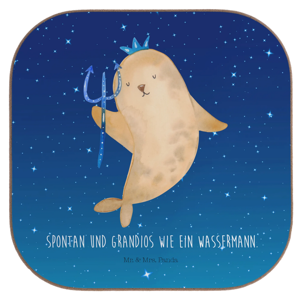 Square coaster Star sign Aquarius glass coasters, Coasters, gifts, gift, presents, breakfast, party, constellations, birthdays, astrology, zodiac, date of birth, month of birth, nix, birthday february, merman, sea gift, gift february, birthday january, gift january, aquarius gift, aquarius zodiac sign