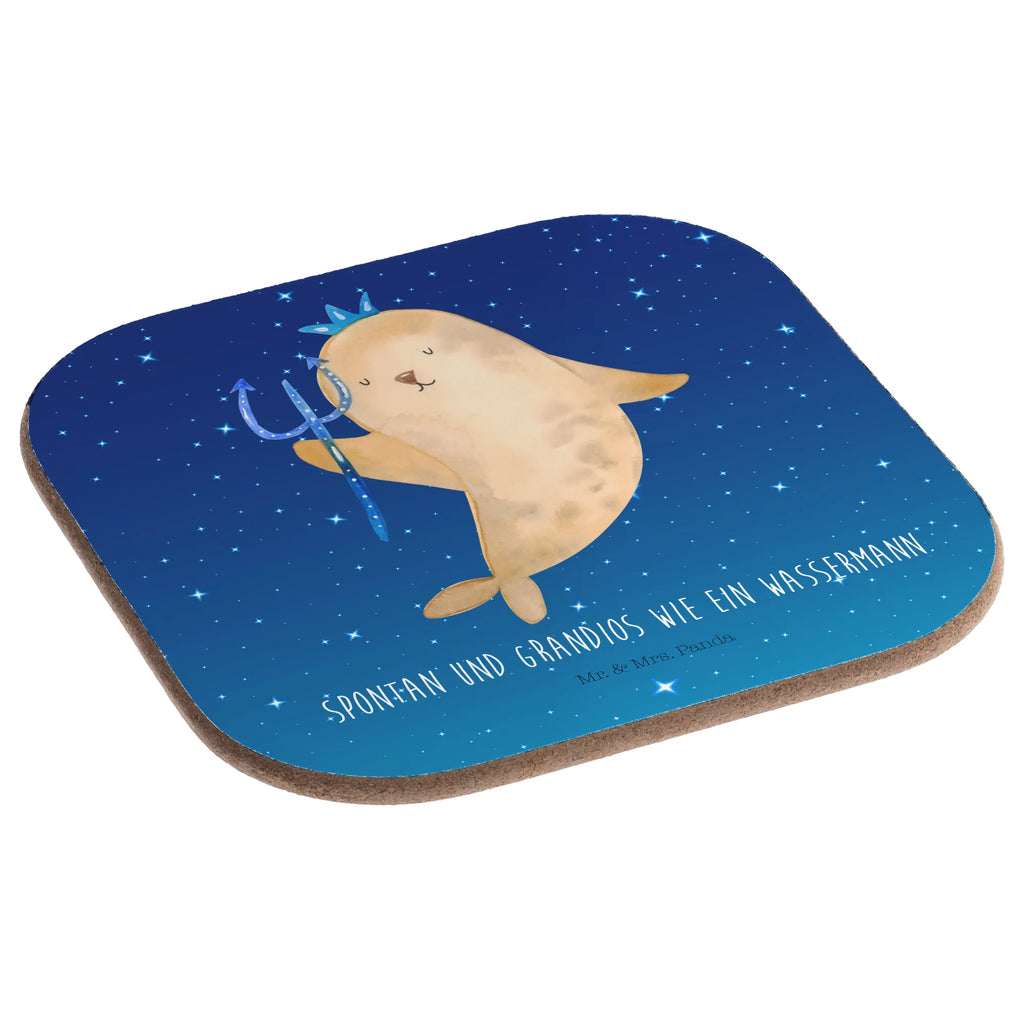 Square coaster Star sign Aquarius glass coasters, Coasters, gifts, gift, presents, breakfast, party, constellations, birthdays, astrology, zodiac, date of birth, month of birth, nix, birthday february, merman, sea gift, gift february, birthday january, gift january, aquarius gift, aquarius zodiac sign