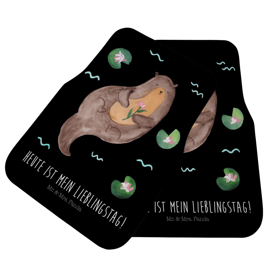 Mata samochodowa dla kierowcy wydra lilia wodna Kuna, wydra, morska wydra