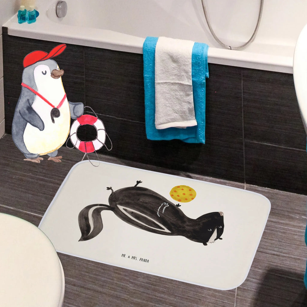 Badematte Stinktier Ball Duschvorleger, Badezimmer Matte, Badematte, badezimmermatten, badezimmer läufer, Badvorleger, wannenvorleger, duschmatten, Bad Fußmatte, fußmatte bad, Teppich Fürs Bad, duschmatte, badezimmermatte, badezimmervorleger, Badläufer, teppich für bad, badezimmerteppiche, bad läufer, badmatten, Badezimmerteppich, Badteppich, rutschfeste matte, Stinktier, Skunk, Weisheit, Verspielt, Stinki, Wildtier, Stinker, Raubtier