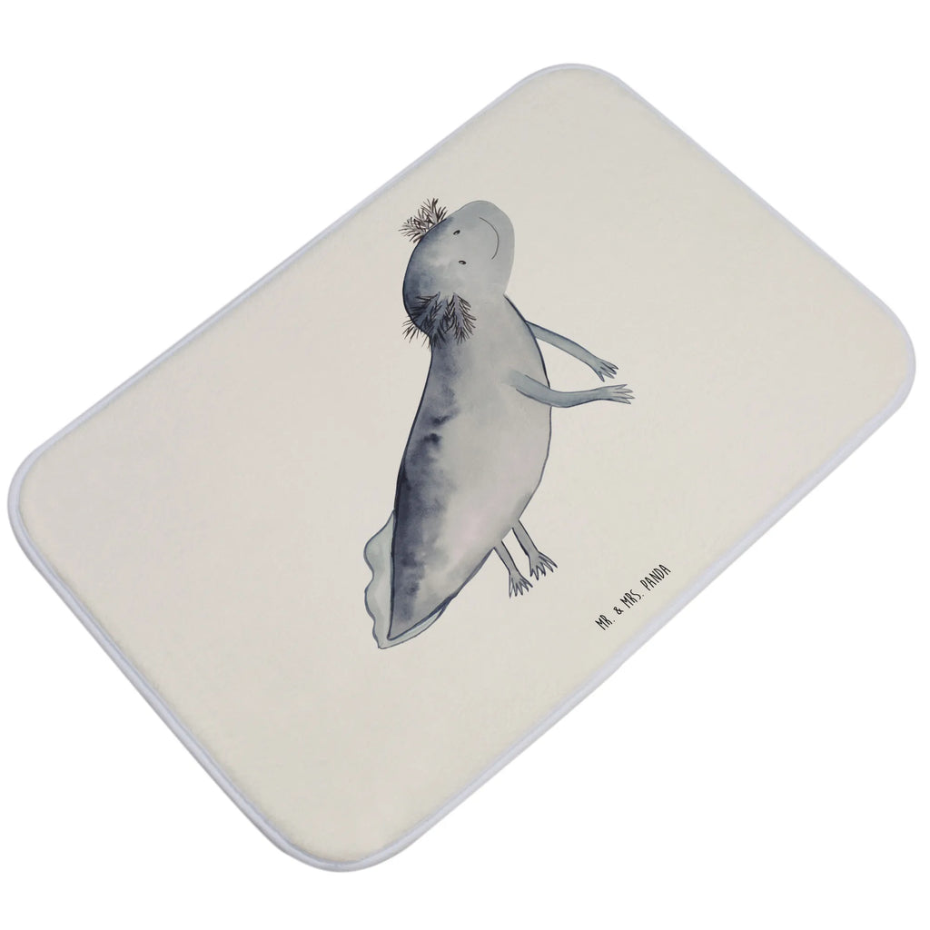 Bath mat axolotl To swim Bath rug, Shower mat, non-slip, Bath mat, Axolotl, Axelotl, marine animals, Mexican walking fish, salamander, motivation, problem, axolot, solutions, problems, tail, amphibians