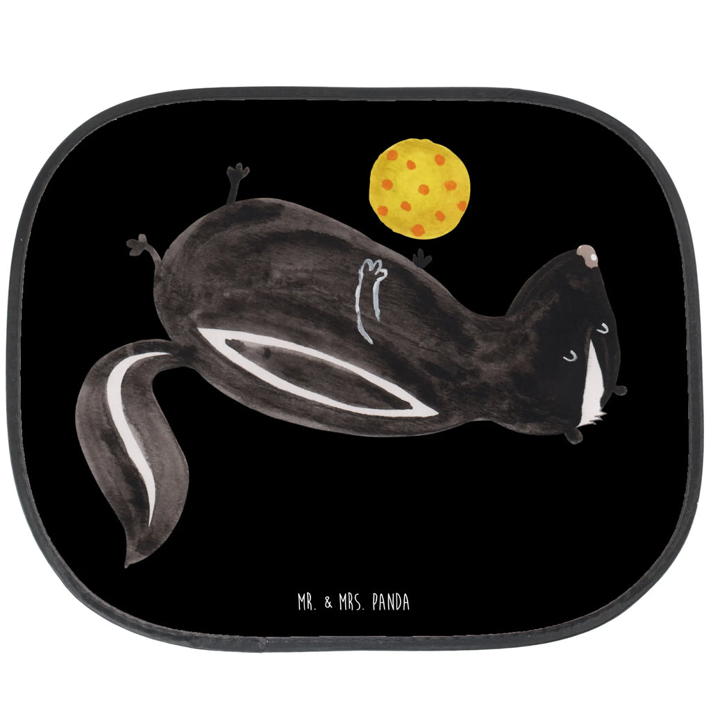 Car sun shade skunk ball windows, car, sun protection, children, family, back seat, sun visor, gift, Skunk, predator, stinker, stinky, playful, skunk, wild animal, wisdom
