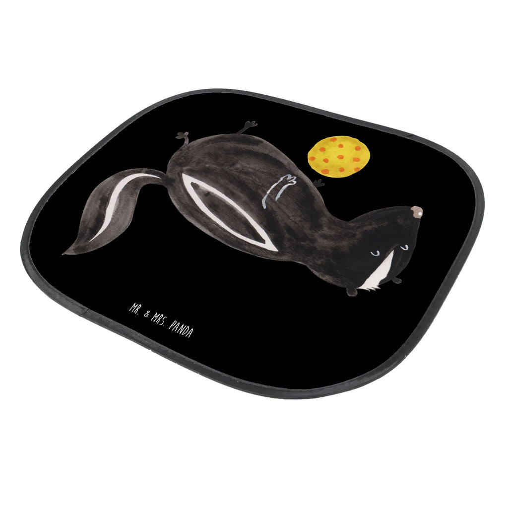 Car sun shade skunk ball windows, car, sun protection, children, family, back seat, sun visor, gift, Skunk, predator, stinker, stinky, playful, skunk, wild animal, wisdom