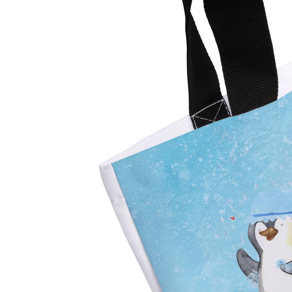 Shopper Penguin have a shower large, bag, XXL, beach bag, shopper, shopping bag, carrier bag, woman, handle bag, Penguin, North Pole, Winter, Penguins, penguins, shower, new beginning, life motto, being happy, new start, motivation