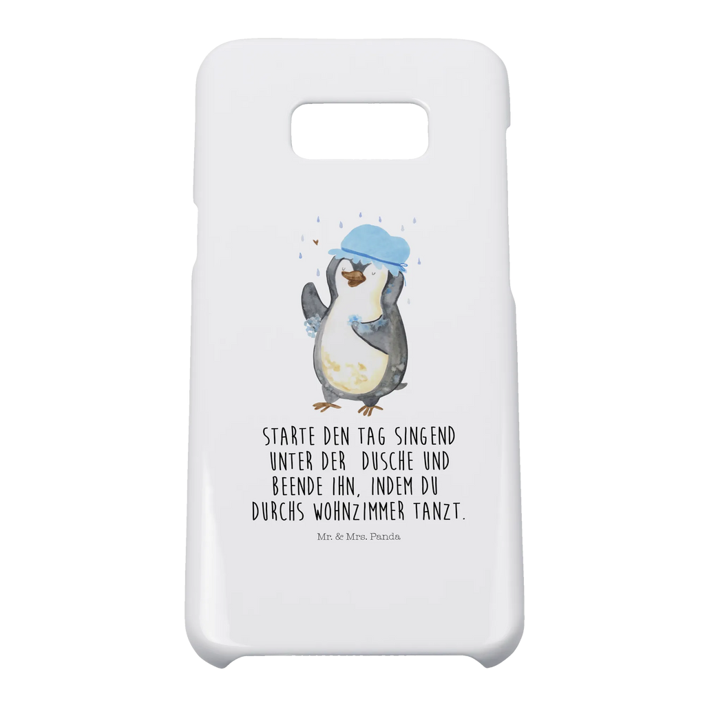 Phone case Penguin have a shower Iphone 10, Cover, Handy, Handyhülle, Hülle, Handycover, Handy Case, Iphone X, Pinguin, Neuanfang, Dusche, Neustart, Motivation, glücklich sein, Duschen, Lebensmotto, Pinguine