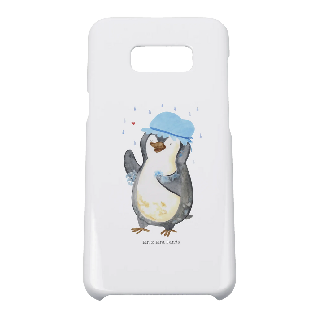 Phone case Penguin have a shower Iphone 10, Cover, Handy, Handyhülle, Hülle, Handycover, Handy Case, Iphone X, Pinguin, Neuanfang, Dusche, Neustart, Motivation, glücklich sein, Duschen, Lebensmotto, Pinguine