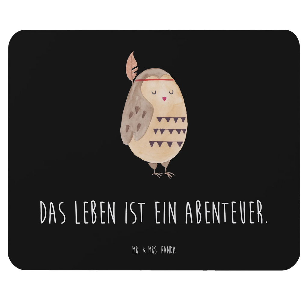 Mauspad Eule Federschmuck Computer zubehör, Mauspad Büro, Mousepad, Designer Mauspad, Mauspad, Mausunterlage, Arbeitszimmer, Büroausstattung, Einzigartiges Mauspad, PC Zubehör, Eule, Federschmuck, Das Leben ist ein Abenteuer, Dekoration, Eule Deko, Reisespruch, Owl