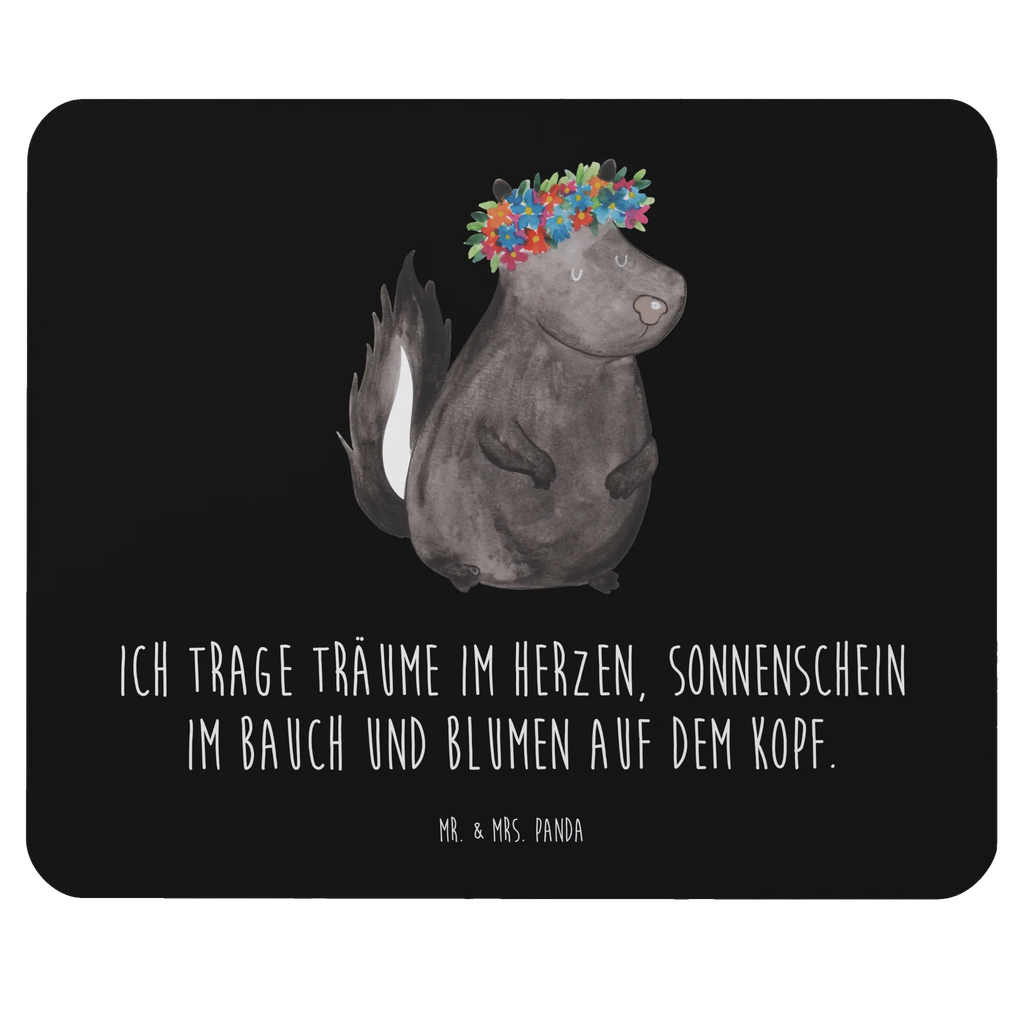 Podkładka pod mysz skunks dziewczynka Einzigartiges Mauspad, Mauspad, Computer zubehör, Mauspad Büro, PC Zubehör, Mousepad, Arbeitszimmer, Büroausstattung, Designer Mauspad, Mausunterlage, Stinktier, Skunk, Stinker, Namaste, Wildtier, Raubtier, Stinki, Yoga