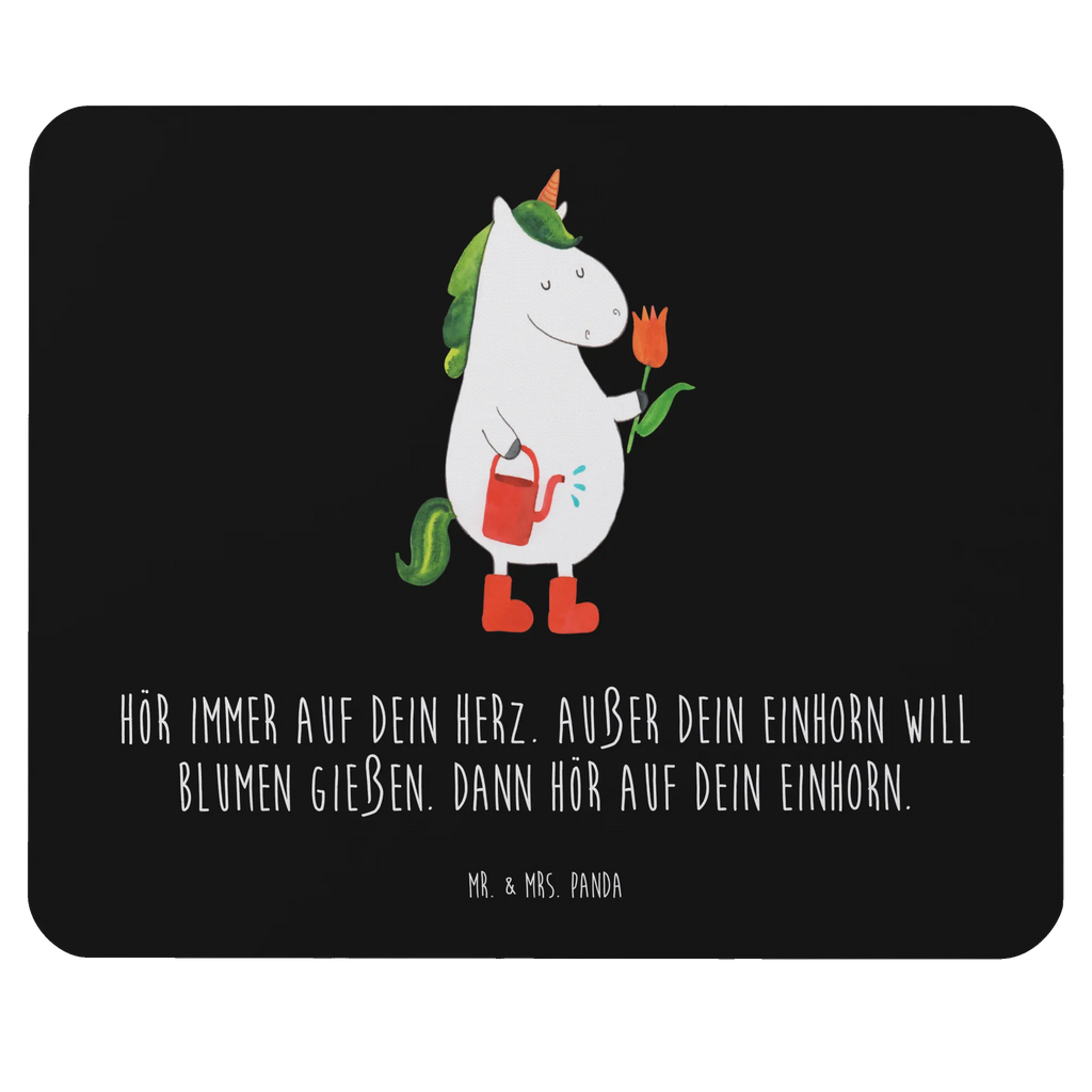Mouse mat unicorn gardener Mouse, saying, fun, Mouse Pad, Pad, Office, Print, Work, Student, mousepad, Motif, PC, Gift, Study, unicorn, unicorns, Unicorn, Watering-Can, Girlfriend gift, gardener present, Flower, garden, gardener gift
