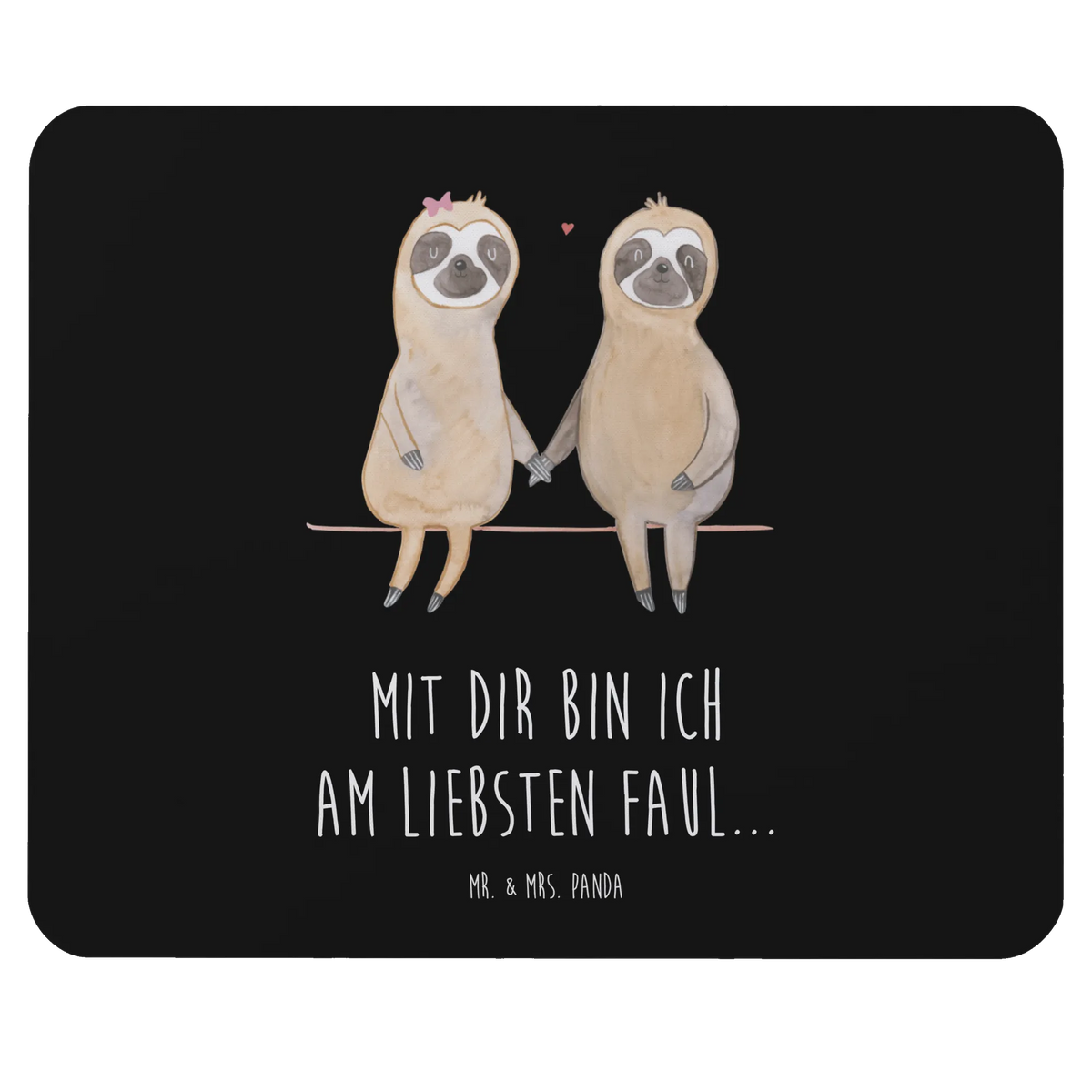 Mouse mat sloth pair trend animal, engaged, in love, together, relax, lazy, lovers, sloth couple, favourite animal, sloth love