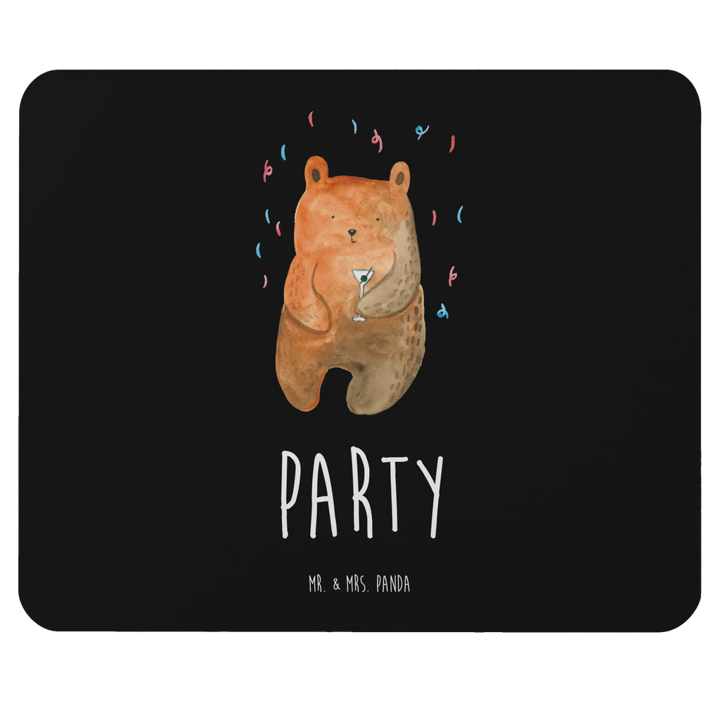 Mouse mat bear party mousepad, fun, Work, Pad, Mouse, Mouse Pad, PC, Office, Gift, saying, Print, Motif, Study, Student, bear, teddy, teddy bear, cuddly toy, Birthday, Good mood, Funny, Partying, Celebrate, Birthday present, Present, Party, Bring a present