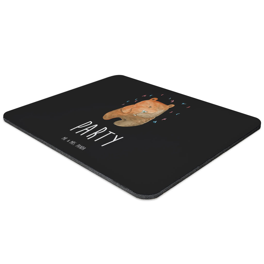 Mouse mat bear party mousepad, fun, Work, Pad, Mouse, Mouse Pad, PC, Office, Gift, saying, Print, Motif, Study, Student, bear, teddy, teddy bear, cuddly toy, Birthday, Good mood, Funny, Partying, Celebrate, Birthday present, Present, Party, Bring a present