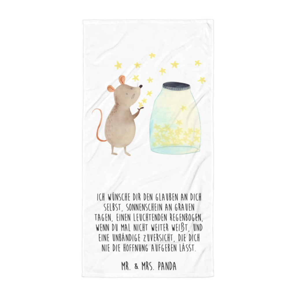 XL ręcznik kąpielowy mysz Gwiazdy Motywy zwierzęce, dobra energia, zabawne powiedzonka, zwierzęta