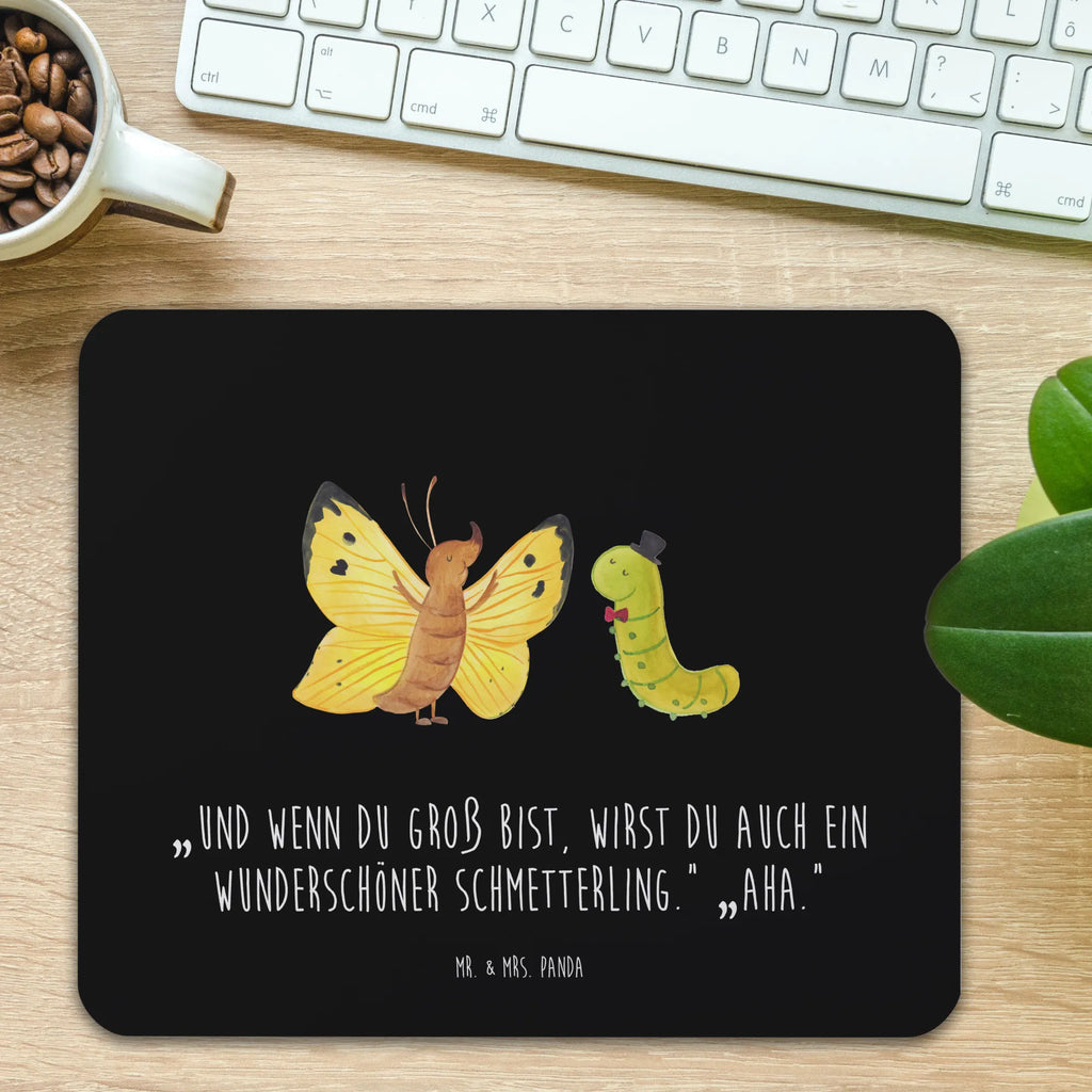 Mouse mat Caterpillar butterfly Büroausstattung, Designer Mauspad, PC Zubehör, Mousepad, Computer zubehör, Einzigartiges Mauspad, Mauspad, Arbeitszimmer, Mauspad Büro, Mausunterlage, Tiermotive, Gute Laune, lustige Sprüche, Tiere, Zitronenfalter, Entwicklung, Kokon, Raupe, Schmetterling, Hütchen, Hut, Erwachsen werden, Aufwachsen, Schönheit