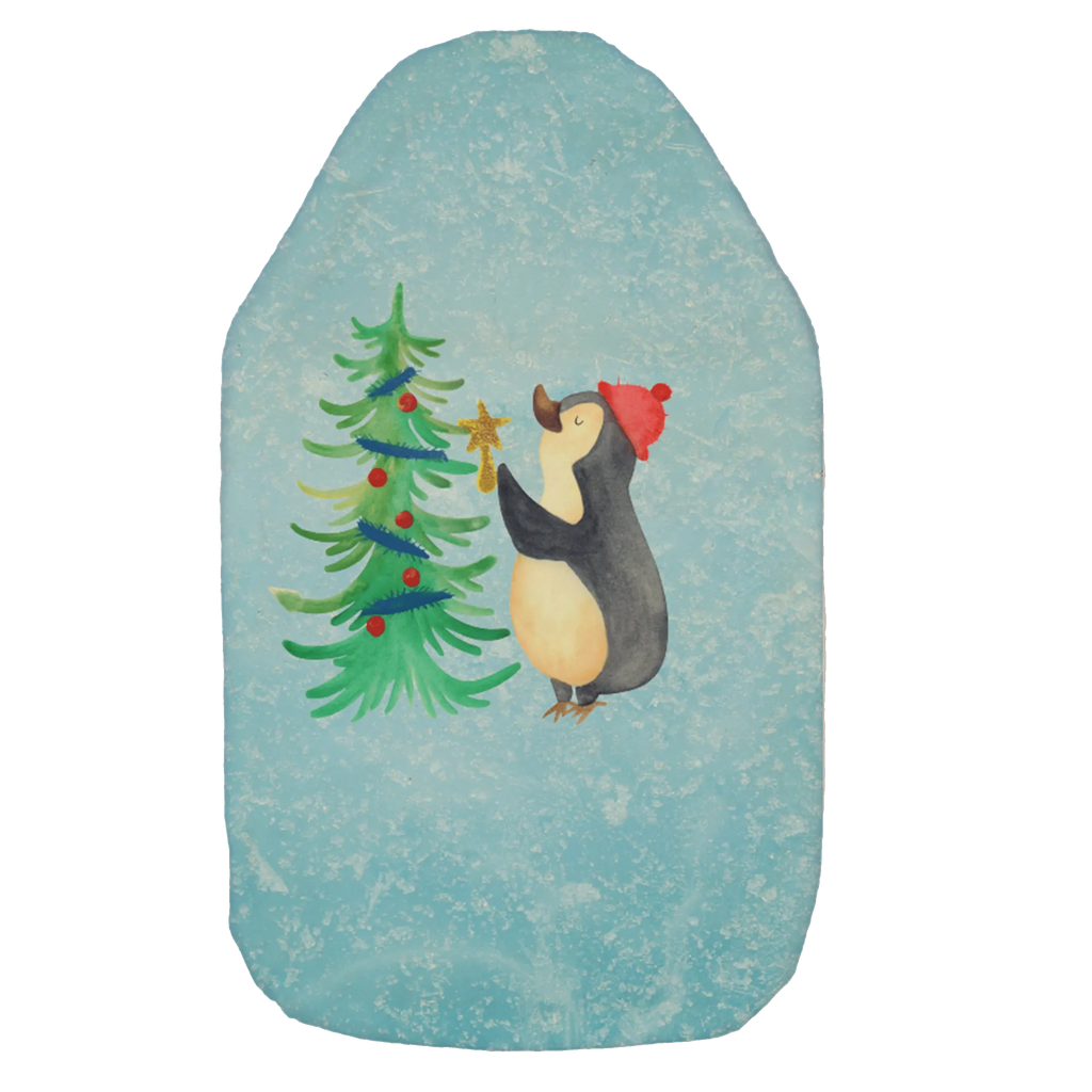 Wärmflasche Pinguin Weihnachtsbaum Kinderwärmflasche, Bettflasche, Wärmekissen, Kleine Wärmflasche, Wärmflaschenbezug, Wärmflasche mit Bezug, Körnerkissen, Wärmflasche, Winter, Weihnachten, Weihnachtsdeko, Nikolaus, Advent, Heiligabend, Wintermotiv, Pinguin
