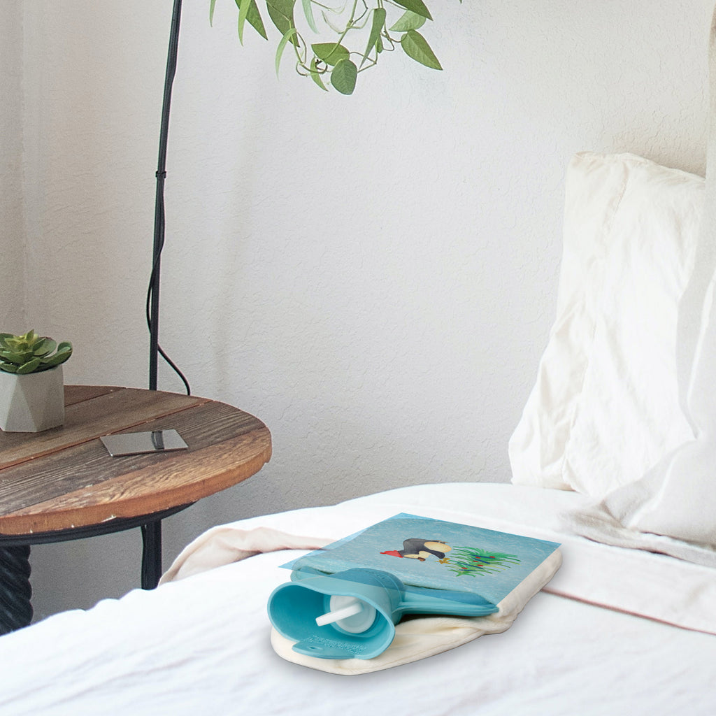 Wärmflasche Pinguin Weihnachtsbaum Kinderwärmflasche, Bettflasche, Wärmekissen, Kleine Wärmflasche, Wärmflaschenbezug, Wärmflasche mit Bezug, Körnerkissen, Wärmflasche, Winter, Weihnachten, Weihnachtsdeko, Nikolaus, Advent, Heiligabend, Wintermotiv, Pinguin