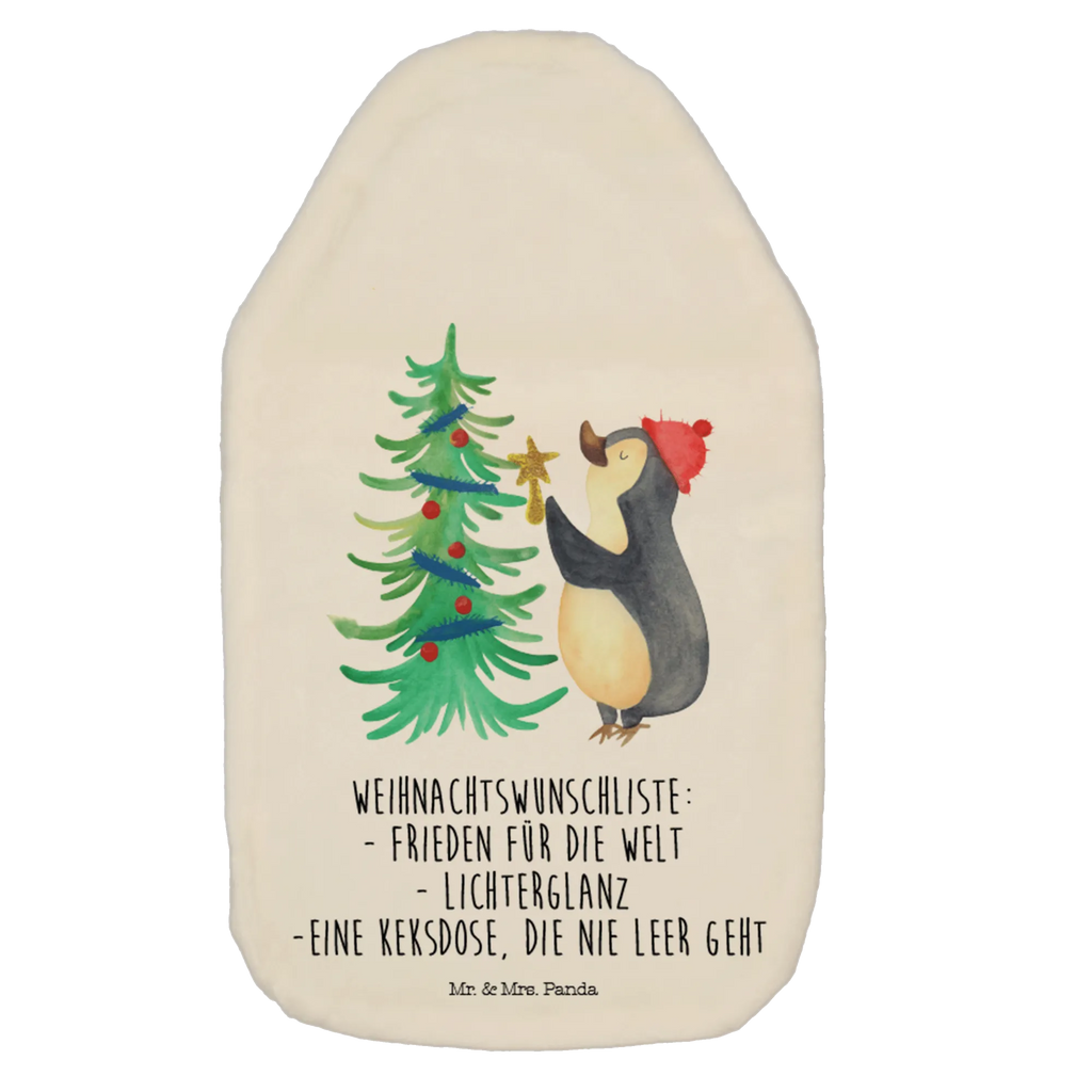 Wärmflasche Pinguin Weihnachtsbaum Kinderwärmflasche, Bettflasche, Wärmekissen, Kleine Wärmflasche, Wärmflaschenbezug, Wärmflasche mit Bezug, Körnerkissen, Wärmflasche, Winter, Weihnachten, Weihnachtsdeko, Nikolaus, Advent, Heiligabend, Wintermotiv, Pinguin