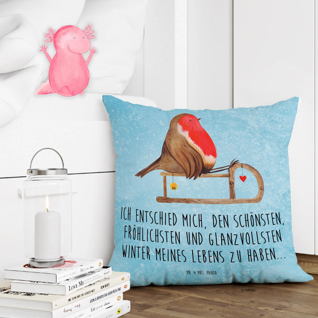 40x40 Kissen Rotkehlchen Schlitten Kopfkissen, sitzkissen, Dekokissen Sofa, Sofakissen, Zierkissen, Dekokissen, Kissenhülle, Dekokissen 40x40, Sofakissen 40x40, Kissenhülle 40x40, Kopfkissen 40x40, Couchkissen, Kissen 40x40, Kissenbezug 40x40, Kissenbezüge, Kissen, Kissen 40x40 Waschbar, Motivkissen, sofakissen, Winter, Weihnachten, Weihnachtsdeko, Nikolaus, Advent, Heiligabend, Wintermotiv, Schlitten, Vogel