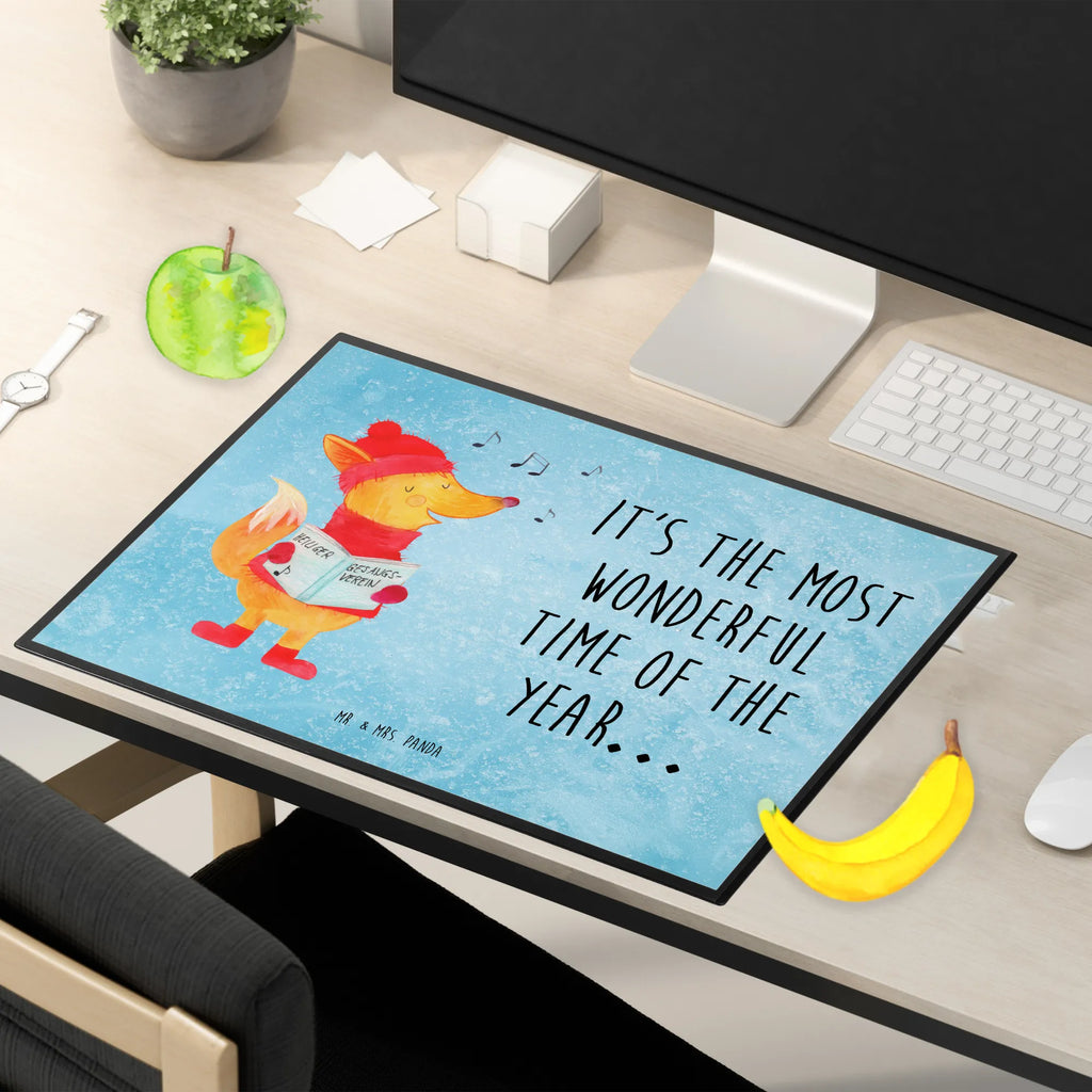 Schreibtischunterlage Fuchs Sänger tischmatten, tischpad, schreibmatte, tischauflage, Schreibtischauflage, tischauflagen, Tischunterlage, arbeitsmatte, schreibtischmatte, tischmatte, schreibauflage, Schreibtisch Matte, schreibauflagen, arbeitsunterlage, schreibtischauflagen, schreibtischunterlage, Schreibunterlage, Schreibtisch Unterlagen, schreibtischunterlagen, tischpads, pultunterlage, Winter, Heiligabend, Nikolaus, Wintermotiv, Weihnachtsdeko, Weihnachten, Advent, Geschenk Sänger, Fuchs, Weihnachtslieder, Füchse, Singen, Sänger