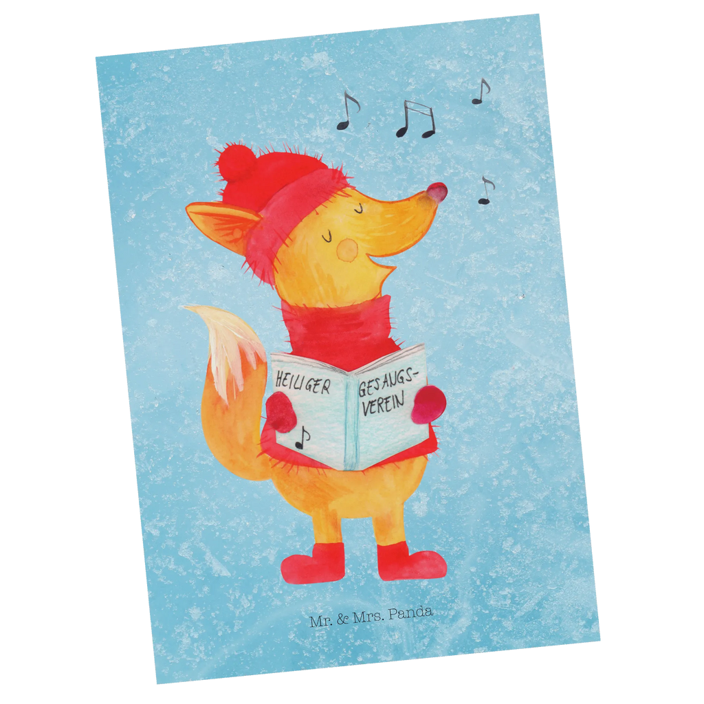 Postkarte Fuchs Sänger Ansichtskarten, Karte, Ansichtskarte, Geschenkkarte, Grußkarte, Einladung Geburtstag, Postkarte, Geburtstagskarte, Einladung, Einladungskarte, Einladungskarten Geburtstag, Dankeskarte, Winter, Weihnachten, Weihnachtsdeko, Nikolaus, Advent, Heiligabend, Wintermotiv, Geschenk Sänger, Füchse, Fuchs, Weihnachtslieder, Singen, Sänger