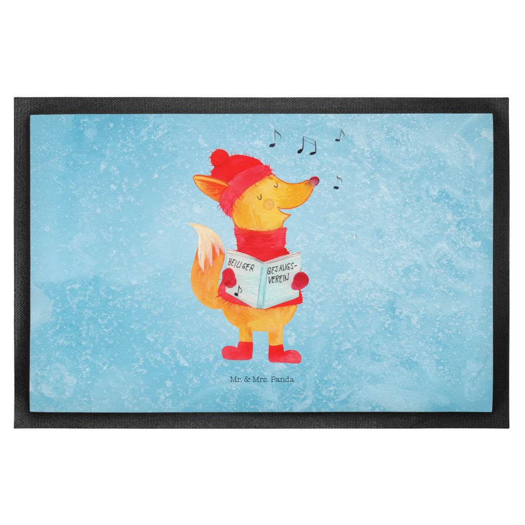 Doormat Fox Singer Haustürmatte, Türmatte, Schmutzfänger, schmutzfangmatten, Eingangsmatte, Sauberlaufmatte, fußmatte, Eingangsteppich, Schuhabstreifer, hausmatte, Schmutzfangmatte, Schmutzfangteppich, matte haustür, Fußabstreifer, sauberlaufmatten, Fußabtreter, Schmutzmatte, türmatten, flurmatte, Abtretmatte, außenmatte, Türvorleger, Fußmatten, abstreifer, Abtreter, Fussmatte, Nikolaus, Weihnachten, Advent, Weihnachtsdeko, Wintermotiv, Heiligabend, Winter, Fuchs, Sänger, Weihnachtslieder, Singen, Füchse, Geschenk Sänger