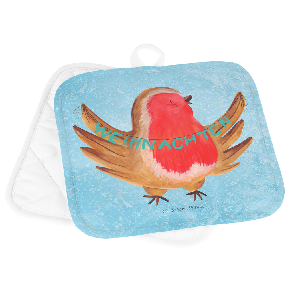 2er Set Topflappen  Rotkehlchen Weihnachten Schöne Topflappen, Topflappen Set, Topflappen 2er Set, Ofenhandschuh, Topfhandschuh, Topflappenset, Topfuntersetzer, Topflappen lustig, Topflappen, Topfhandschuhe, Ofenhandschuhe, Topflappen mit Spruch, Winter, Weihnachten, Weihnachtsdeko, Nikolaus, Advent, Heiligabend, Wintermotiv, Vogel, Weihnachtsmotiv, Frohe Weihnachten, xmas, Weihnachtsgruß