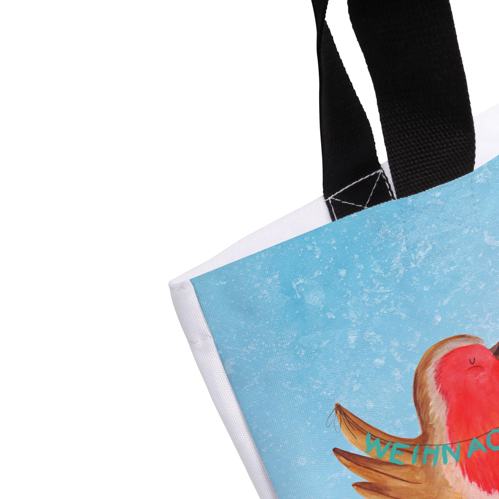 Shopper Rotkehlchen Weihnachten Stofftasche, Tüte, Einkaufsbeutel, Schultertasche, XXL Tasche, Alltagstasche, XL, Strandtasche, Tragebeutel, Schultasche, Einkaufstasche, Beutel, Schulbeutel, Shopper, Freizeittasche, Ausflug, Weihnachten, Winter, Weihnachtsdeko, Nikolaus, Advent, Heiligabend, Wintermotiv, Weihnachtsgruß, Frohe Weihnachten, Weihnachtsmotiv, Xmas, Vogel