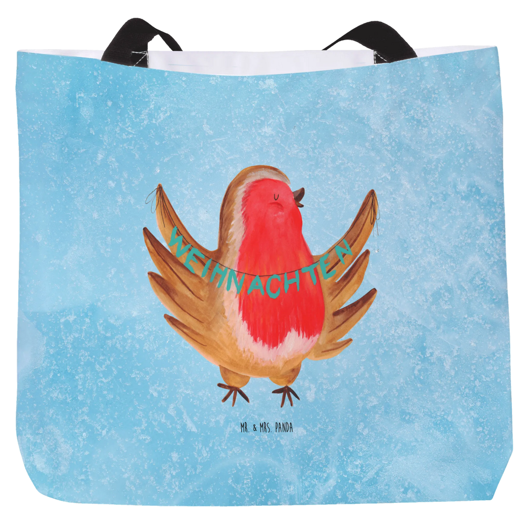 Shopper Rotkehlchen Weihnachten Stofftasche, Tüte, Einkaufsbeutel, Schultertasche, XXL Tasche, Alltagstasche, XL, Strandtasche, Tragebeutel, Schultasche, Einkaufstasche, Beutel, Schulbeutel, Shopper, Freizeittasche, Ausflug, Weihnachten, Winter, Weihnachtsdeko, Nikolaus, Advent, Heiligabend, Wintermotiv, Weihnachtsgruß, Frohe Weihnachten, Weihnachtsmotiv, Xmas, Vogel