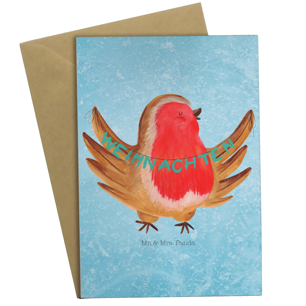 Kartka okolicznościowa rudzik Boże Narodzenie Zima, Boże Narodzenie, dekoracje świąteczne, Mikołaj, Adwent, Wigilia, zimowy motyw