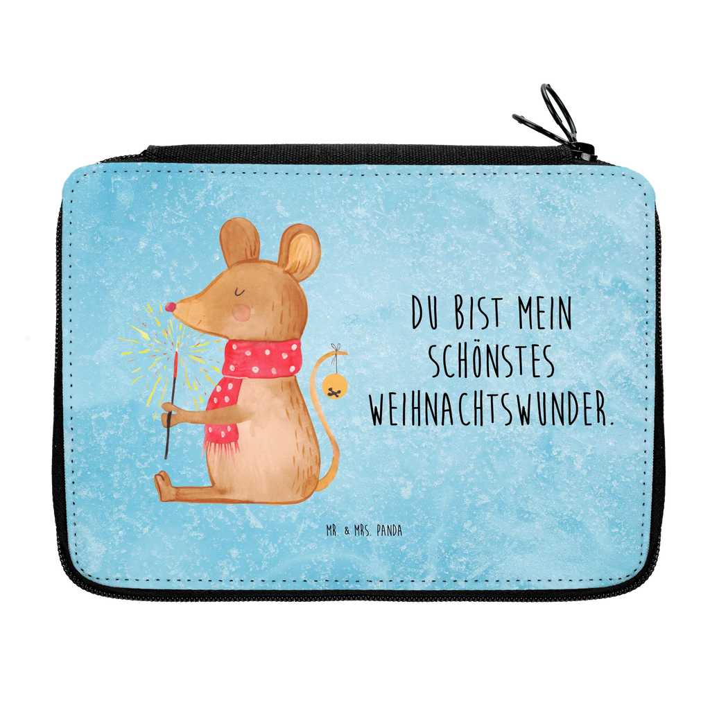 Leather folder Mouse Christmas child, enrolment, pupil, gift, pencil case, motif, school, pencil bag, primary school, pen roll, Winter, Christmas, Christmas time, snow, christmas motive, christmas greeting, merry christmas, christmas miracle, mouse, christmas