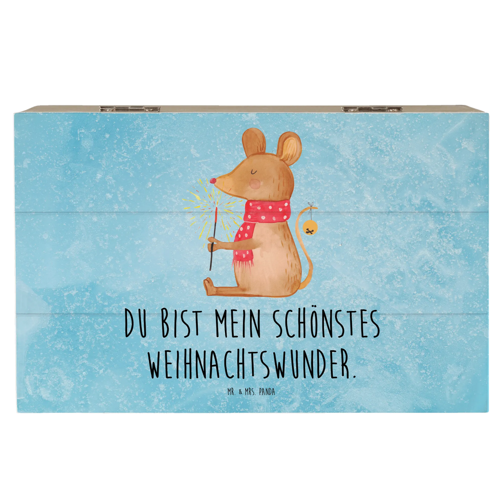 Holzkiste Maus Weihnachten Geschenkdose, Kiste, Holzkiste, Dekokiste, Aufbewahrungsbox, Truhe, Erinnerungsbox, Schatulle, Erinnerungskiste, Geschenkbox, Schatzkiste, XXL, Winter, Weihnachten, Weihnachtsdeko, Nikolaus, Advent, Heiligabend, Wintermotiv, Frohe Weihnachten, Weihnachtswunder, Maus, Weihnachtsmotiv, Mäuschen, Weihnachtsgruß