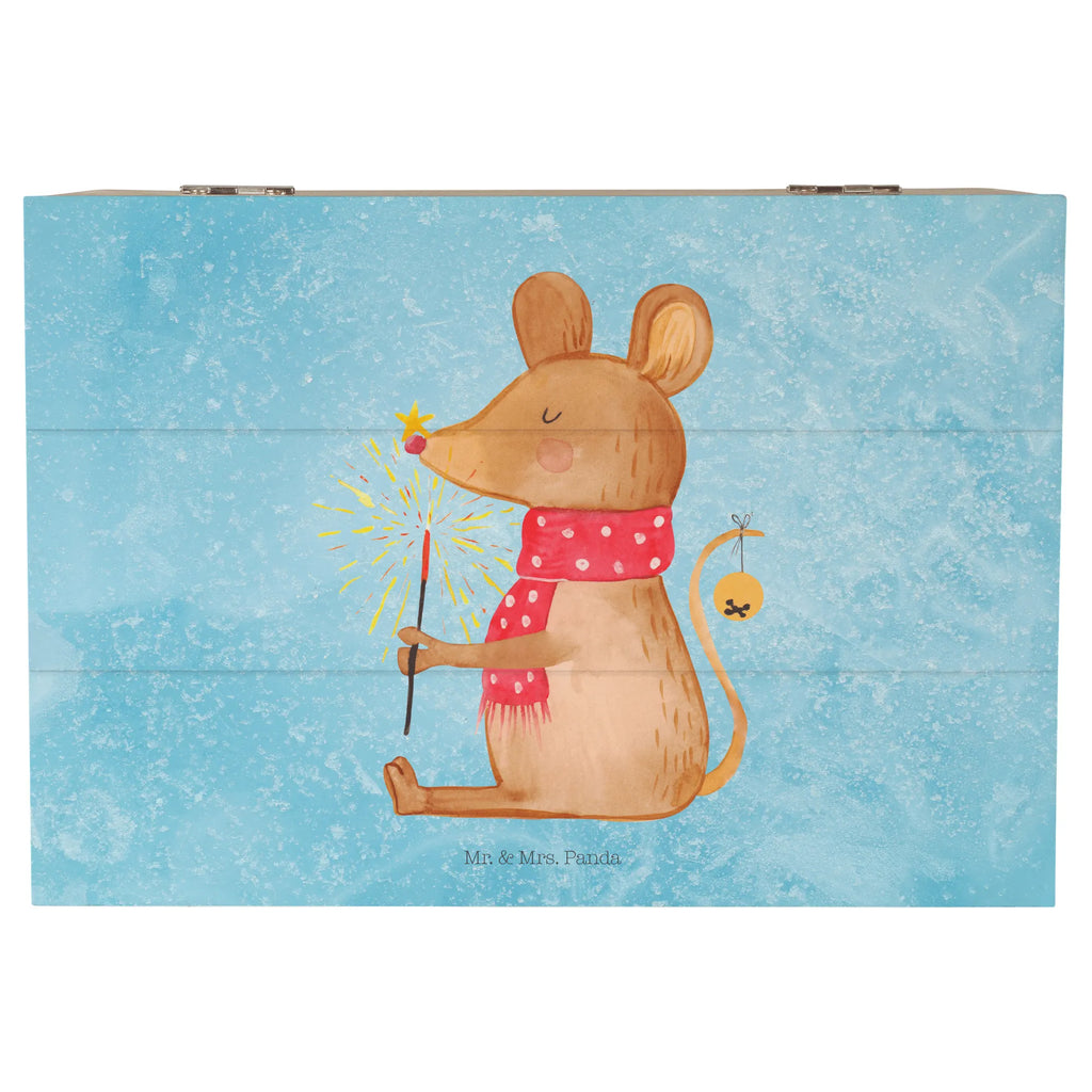Holzkiste Maus Weihnachten Geschenkdose, Kiste, Holzkiste, Dekokiste, Aufbewahrungsbox, Truhe, Erinnerungsbox, Schatulle, Erinnerungskiste, Geschenkbox, Schatzkiste, XXL, Winter, Weihnachten, Weihnachtsdeko, Nikolaus, Advent, Heiligabend, Wintermotiv, Frohe Weihnachten, Weihnachtswunder, Maus, Weihnachtsmotiv, Mäuschen, Weihnachtsgruß