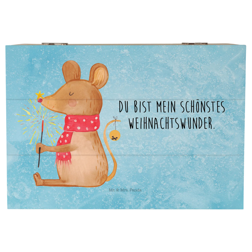 Holzkiste Maus Weihnachten Geschenkdose, Kiste, Holzkiste, Dekokiste, Aufbewahrungsbox, Truhe, Erinnerungsbox, Schatulle, Erinnerungskiste, Geschenkbox, Schatzkiste, XXL, Winter, Weihnachten, Weihnachtsdeko, Nikolaus, Advent, Heiligabend, Wintermotiv, Frohe Weihnachten, Weihnachtswunder, Maus, Weihnachtsmotiv, Mäuschen, Weihnachtsgruß