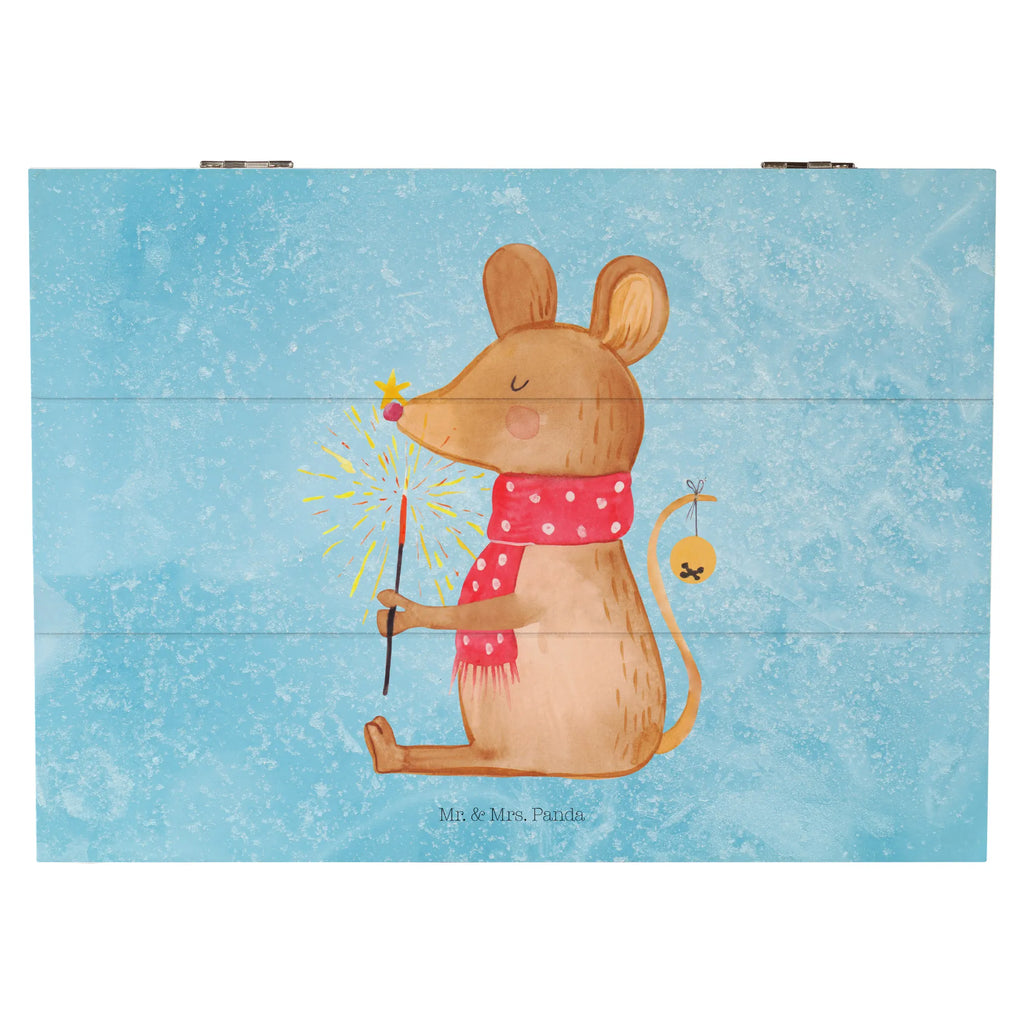 Holzkiste Maus Weihnachten Geschenkdose, Kiste, Holzkiste, Dekokiste, Aufbewahrungsbox, Truhe, Erinnerungsbox, Schatulle, Erinnerungskiste, Geschenkbox, Schatzkiste, XXL, Winter, Weihnachten, Weihnachtsdeko, Nikolaus, Advent, Heiligabend, Wintermotiv, Frohe Weihnachten, Weihnachtswunder, Maus, Weihnachtsmotiv, Mäuschen, Weihnachtsgruß
