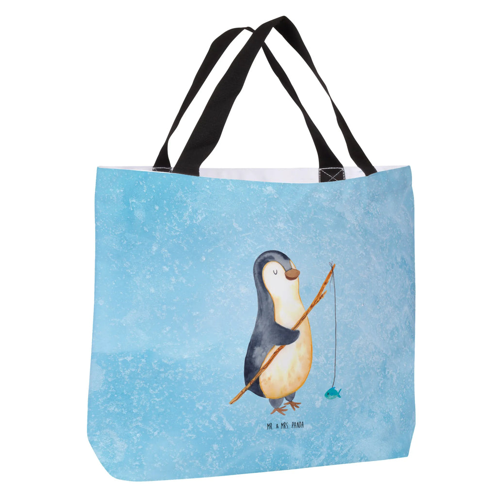 Shopper Pinguin Angler Schultasche, XL, Shopper, Beutel, Einkaufstasche, Schulbeutel, Einkaufsbeutel, Ausflug, XXL Tasche, Freizeittasche, Strandtasche, Tragebeutel, Schultertasche, Alltagstasche, Tüte, Stofftasche, Pinguin, Urlaub, Geschenkidee, Freundinnen, Plan, Neustart, Angeln, Hobby, Planer, Wochenende, Angler, Motivation, Tagesplan, Pinguine, Tagträume, Geschenk