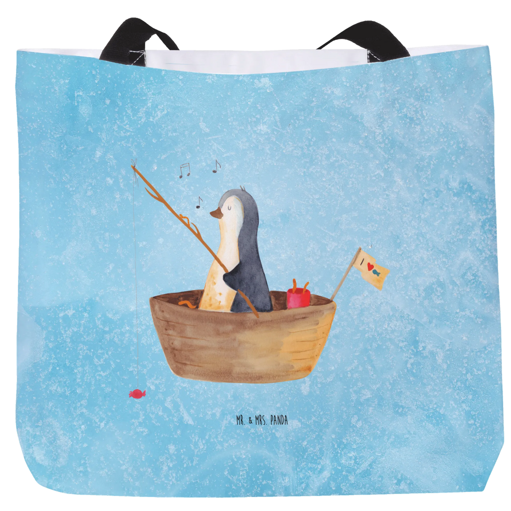 Shopper Pinguin Angelboot XL, Schulbeutel, Tragebeutel, Tüte, Ausflug, Shopper, Einkaufstasche, Schultertasche, Stofftasche, Alltagstasche, XXL Tasche, Strandtasche, Schultasche, Einkaufsbeutel, Beutel, Freizeittasche, Pinguin, Leben, Pinguine, Angelboot, Geschenkidee Liebeskummer, Genießen, Angeln, Lebenslust, Neustart, Boot, Scheidung, Trennung, Motivation, Neuanfang