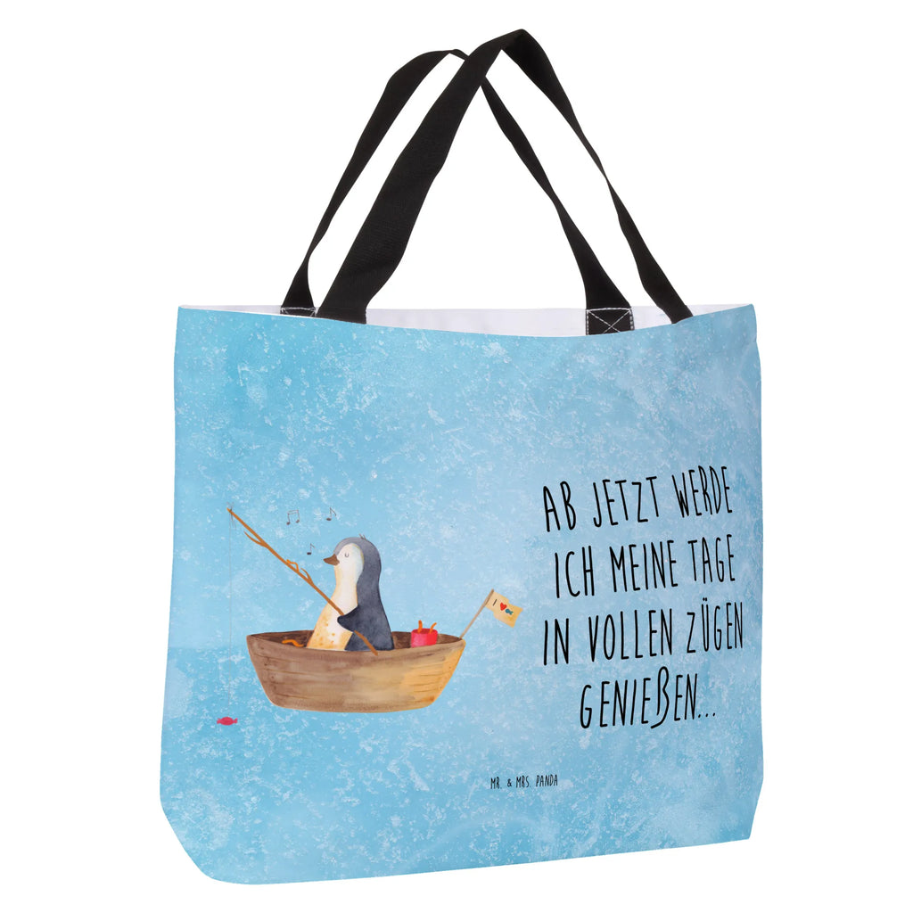 Shopper Pinguin Angelboot XL, Schulbeutel, Tragebeutel, Tüte, Ausflug, Shopper, Einkaufstasche, Schultertasche, Stofftasche, Alltagstasche, XXL Tasche, Strandtasche, Schultasche, Einkaufsbeutel, Beutel, Freizeittasche, Pinguin, Leben, Pinguine, Angelboot, Geschenkidee Liebeskummer, Genießen, Angeln, Lebenslust, Neustart, Boot, Scheidung, Trennung, Motivation, Neuanfang