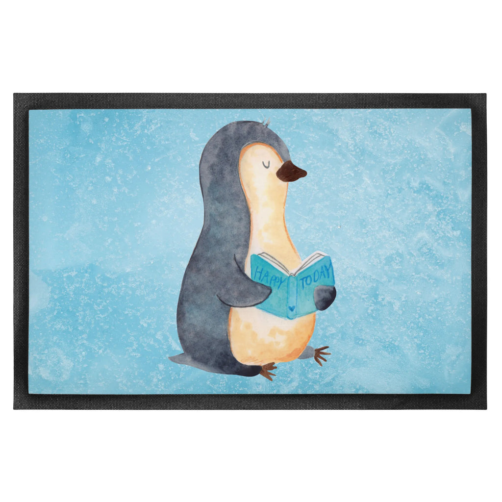 Doormat Penguin A book Penguin, North Pole, Winter, Penguins, reading, vacation, leisure, penguins, bookworm, doing nothing, lazing around, holidays, book