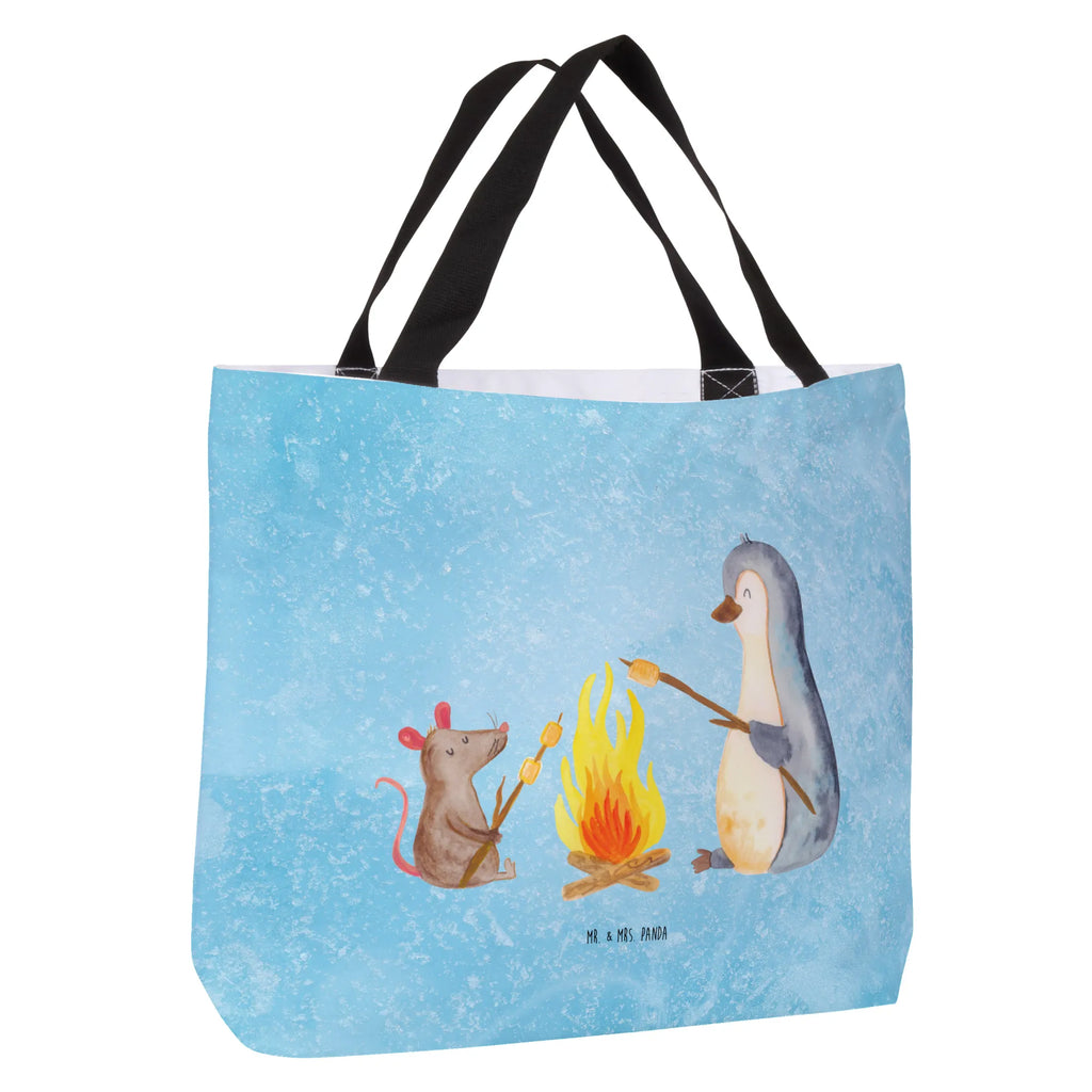 Shopper pingwin ognisko Freizeittasche, Einkaufstasche, Shopper, Tragebeutel, Alltagstasche, Schultasche, Tasche, Einkaufsbeutel, Beutel, Strandtasche, Schulbeutel, Pinguin, Maus, Lagerfeuer, Liebe, Marshmallows, Lebensspruch, Neustart, Büroalltag, Lebensmotivation, Job, Pinguine, Motivation, Leben, Feuer, Büro, Arbeit, grillen