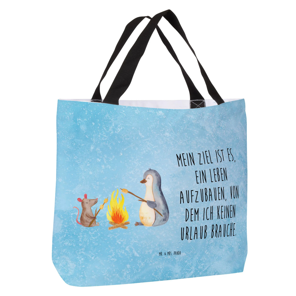 Shopper pingwin ognisko Freizeittasche, Einkaufstasche, Shopper, Tragebeutel, Alltagstasche, Schultasche, Tasche, Einkaufsbeutel, Beutel, Strandtasche, Schulbeutel, Pinguin, Maus, Lagerfeuer, Liebe, Marshmallows, Lebensspruch, Neustart, Büroalltag, Lebensmotivation, Job, Pinguine, Motivation, Leben, Feuer, Büro, Arbeit, grillen