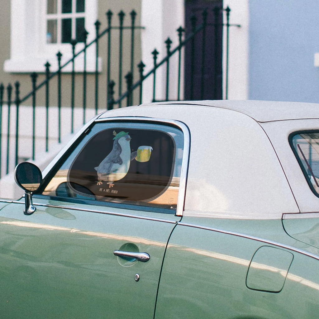 Car sun shade Penguin Beer sun protection, family, car, back seat, windows, sun visor, children, gift, Penguin, North Pole, Winter, Penguins, penguins, Oktoberfest, beer