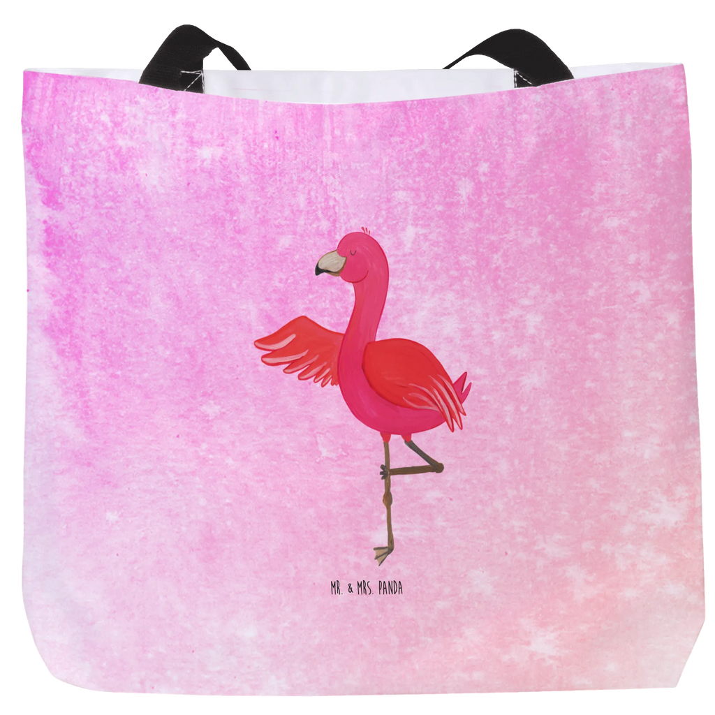 Shopper flamingo yoga Einkaufsbeutel, Einkaufstasche, Schulbeutel, Freizeittasche, Strandtasche, Schultasche, Tasche, Tragebeutel, Beutel, Shopper, Alltagstasche, Flamingo, Achtsamkeit, Vogel, Entspannung, Namaste, Aufregen, Yoga, Ärger, Yoga-Übung, Tiefenentspannung