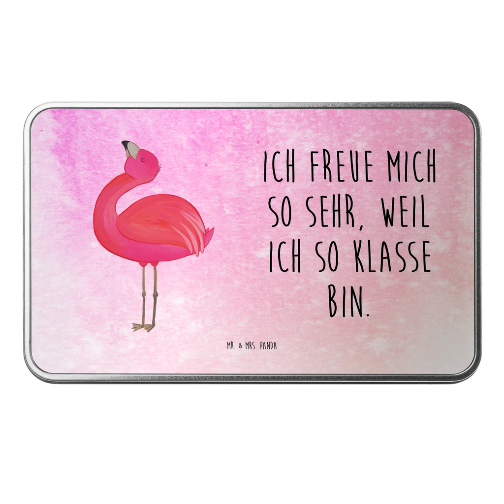 Metal tin flamingo Proud lock-up box, metal box, storage tin, storage box, lunch box, tin box, Tin can, cookie tin, aluminium tin, container, tins, Flamingo, pink, pink bird, bird of paradise, red, flamingo decoration, gift pink, gifts, gift idea, children, adults, girls, flamingo fans, summer, vacation, sea, unusual gifts in pink, pink gifts, girls gifts, small gifts, Caribbean feeling, funny sayings, mom, self-acceptance, daughter, proud, self-love, friend, joy, best friend, sister
